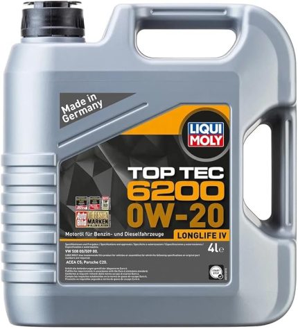 Moly Top Tec 6200 0W-20 4 lt Motor Yağı