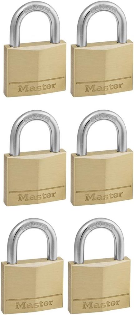 Lock – 140EURSIX – 6 aynı anda pirinç asma kilit 40 mm