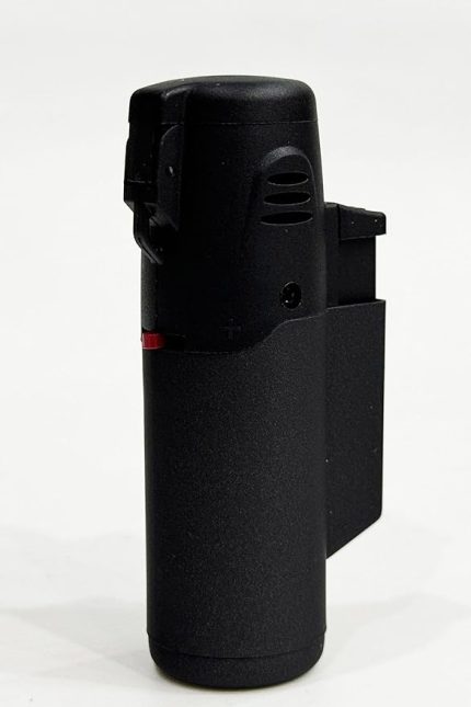 Puro Ve Kamp Çakmağı Çiftli Turbo Çakmak Tek Ebat Siyah