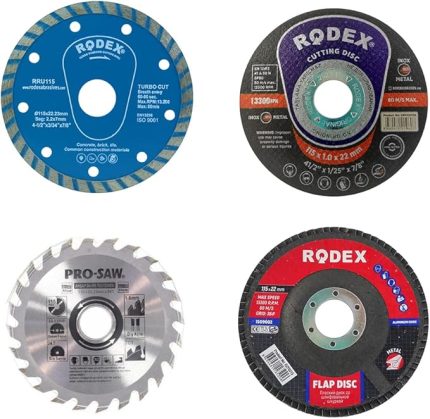 Mermer Metal Ahşap Granit Demir Fayans Kesme Diski Seti (4 Parça)