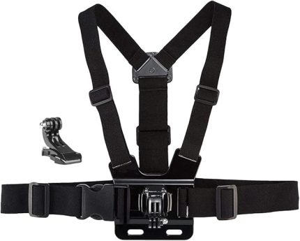 GoPro Uyumlu Göğüs Askısı ve J-Hook Bağlantı Aparatı
