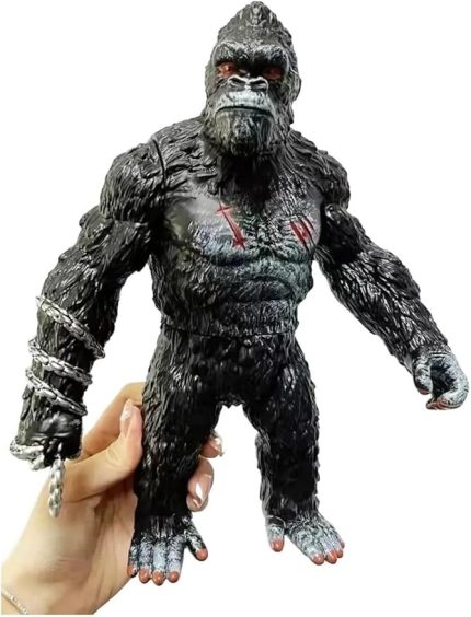 Store Godzilla vs. Kong Giant King Kong Kral Goril Eklemli Aksiyon Figür Karakter Oyuncak Büyük Boy 25 cm, Çok Renkli