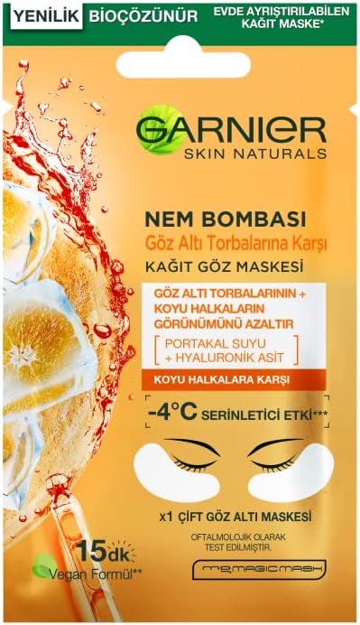 Nem Bombası Göz Altı Torbalarına Karşı Kağıt Göz Maskesi