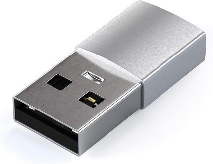 USB-C to USB 3.0 Adaptör | Type-C Dişi - USB 3.0 Erkek Dönüştürücü | Yüksek Hızlı Data ve Şarj | Tak-Çalıştır | Telefon, Tablet, Laptop Uyumlu Gümüş