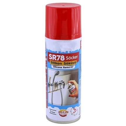 Sr78 Silikon Sökücü Yapışkan Etiket Temizleyici Boya Küf Mantar Pas Temizleyici Sprey 200 ml