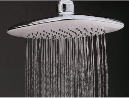 Banyo Tepe Duş Başlığı Beyaz Tepe Duş Başlık