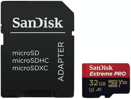32GB Extreme Pro MicroSDHC Hafıza Kartı, 100 MB/sn'e kadar - SDSQXCG-032G-GN6MA