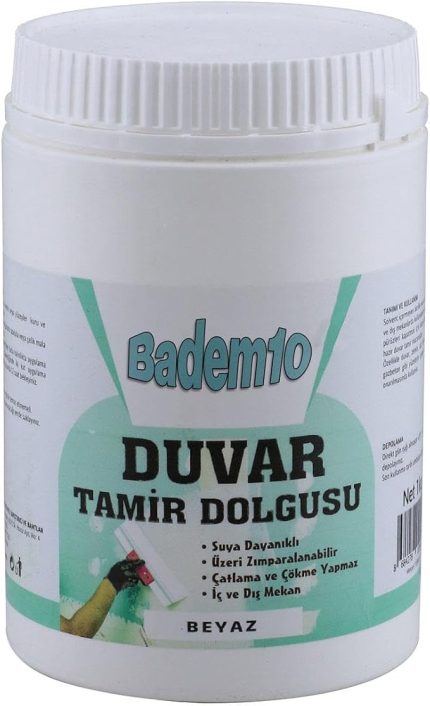 Duvar Tamir Dolgu Macunu Zemin Alçı Sıva Derin Boşluk Doldurucu Çatlak Onarıcı Giderici 1 Kg