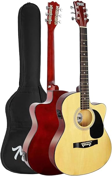 RG-560NT-AMP Natural Amfili Elektro Akustik Gitar Full Set - Görsel 2