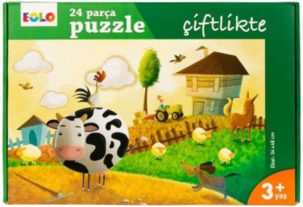 24 Parça Puzzle Çiftlikte