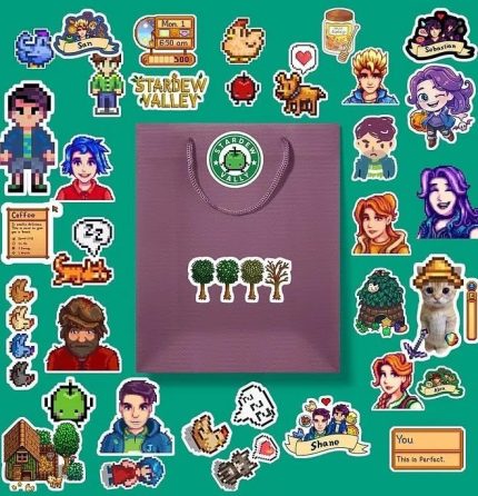 Major Selection Stardew Valley sticker paketi/bullet journal defter çıkartma ajanda laptop etiket