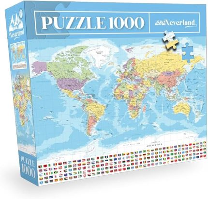 1000 PARÇA PUZZLE - WORLD MAP-I (DÜNYA HARİTASI-I)