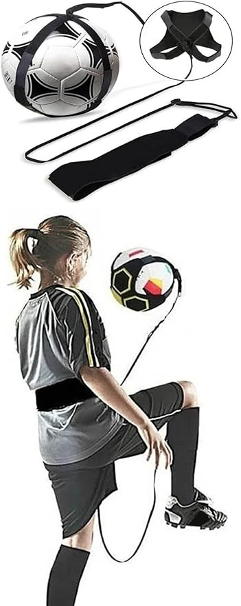 Ayarlanabilir Futbol Antrenman Kemeri – Top Tutucu Egzersiz Bel Kemeri, Bireysel Teknik ve Şut Geliştirici Eğitim Aleti CKS-187