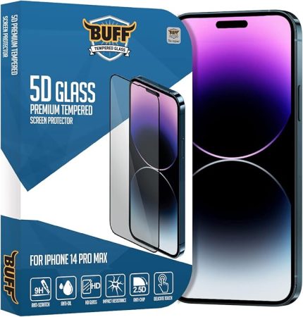 iPhone 14 Pro Max 5D Glass Ekran Koruyucu