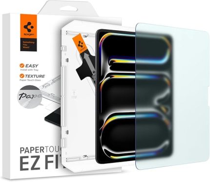 iPad Pro 13" (2024) Defter Kağıt Hissiyatlı Ekran Koruyucu Kolay Kurulum Paper Touch EZ Fit - AGL07794