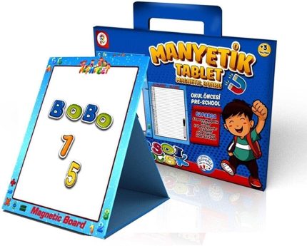 Manyetik Tablet Yazı Tahtası Mavi