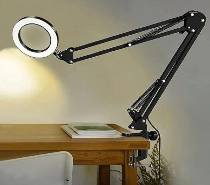 Kıskaçlı Yuvarlak Işık 6.3 inç (16cm) Stüdyo Halka Işık ve Tripod Fotoğraf Makinesi Kamera Youtuber Twich Yayıncı Işığı - NB35
