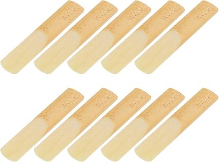 Kaliteli Sazlıktan yapılmış Ahşap Renkler, Tepki özgürlüğü Sağlar Sax Reed Tenor Saksafon sazlıkları, Saksafonunuza, dayanıklı Ve istikrarlı, Eğitimciler, öğrenciler Ve