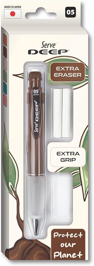 DEEP KLM & GRIP & SILGI YEDEKLI SET 05MM KAHVERENGI