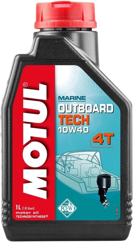 Marine Outboard Tech 10W-40 4T 1 lt Tekne Motor Yağı