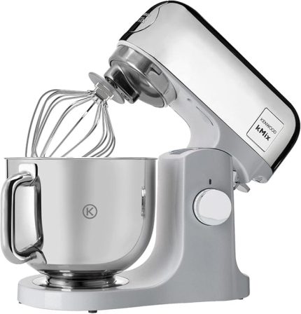 Kmix760 Limited Edition Mutfak Şefi Krom KMX760CH - Stand Mikser, 1000 Watt, 5 Litre Hazne, Sıçrama Önleyici Kapak, Özel Kaplama Döküm Gövde, Chrome