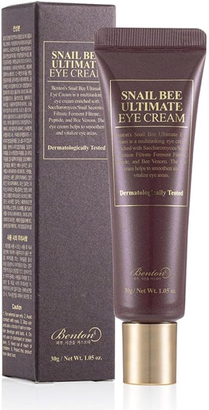 Snail Bee Ultimate Eye Cream 10g - Koyu Halka Karşıtı ​​Salyangoz Özlü Göz Kremi