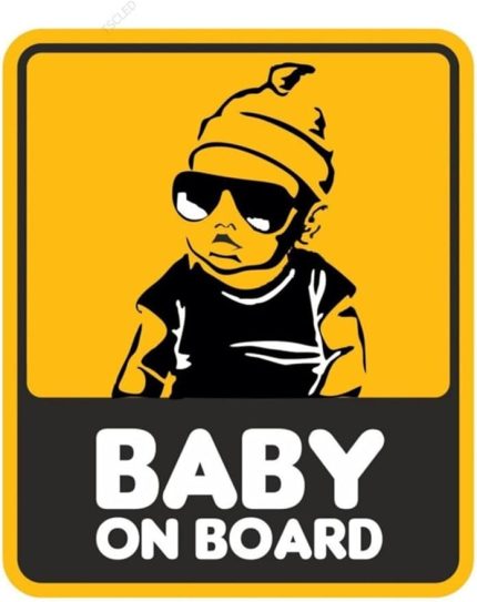 Baby On Board Arabada Bebek Var Sticker 14CM
