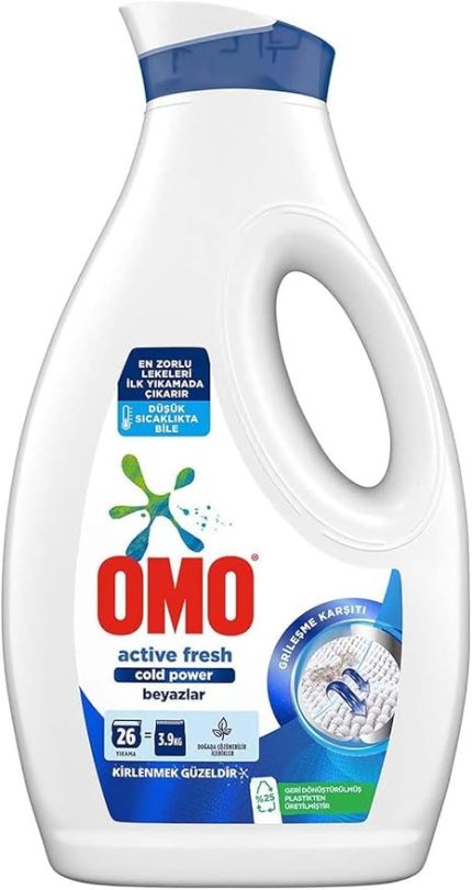 Active Fresh Cold Power Beyazlar İçin Sıvı Çamaşır Deterjanı 1690 ml