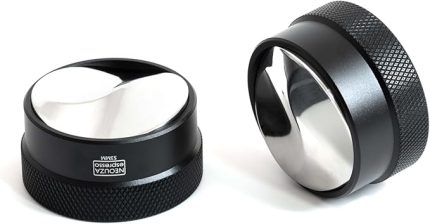 Espresso Portafilter için Kahve Yerçekimi Uyarlanabilir Dağıtıcı, Yerçekimi Dağıtım Aracı, Otomatik Tesviye Dağıtıcı, S-Şekilli Tabanlı Leveler (53mm)