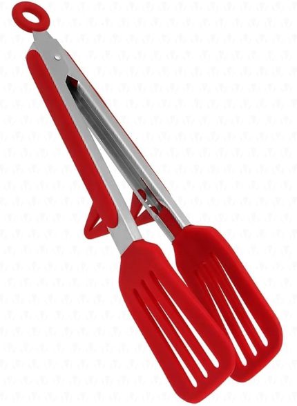 Clavis Metal Saplı Kilit Sistemli Smart Silikon Maşa Kırmızı