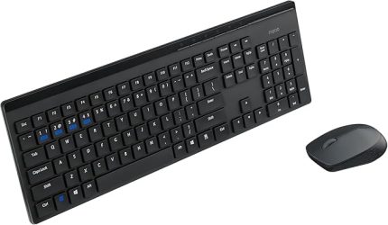 8110m Bluetooth Wireless Kablosuz Klavye Mouse Set Türkçe Q