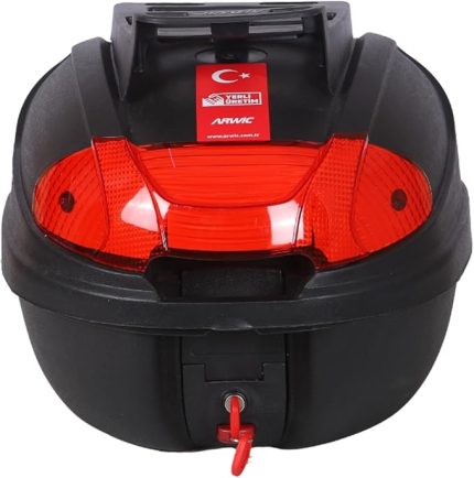 Çantası Arka Motosiklet Bagajı Kargo Taşıma Aparatlı Sırt Dayamalı CV34 (Siyah)