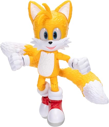 The Hedgehog Sonic 3 Film Aksiyon Figürleri 5 İnç Kuyruk Koleksiyoncu Oyuncak Figürü, Erkek Kız Çocuklar için Yüksek Mafsallı - Resmi Lisanslı 3 Film Ürünü - Görsel 2