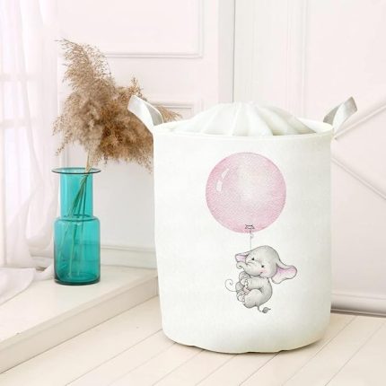 Amaçlı Oyuncak Saklama Kutusu Kirli Çamaşır Piknik Sepeti Katlanır Düzenleyici Keçe Model 40014