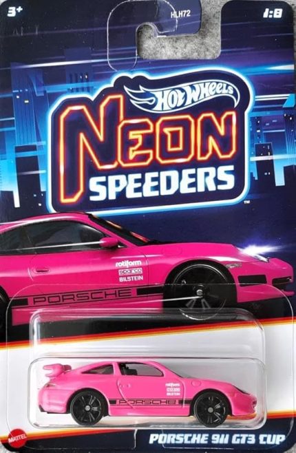 Wheels Neon Yarışçılar HLH72 - PORSCHE 911 GT3 CUP HRW75