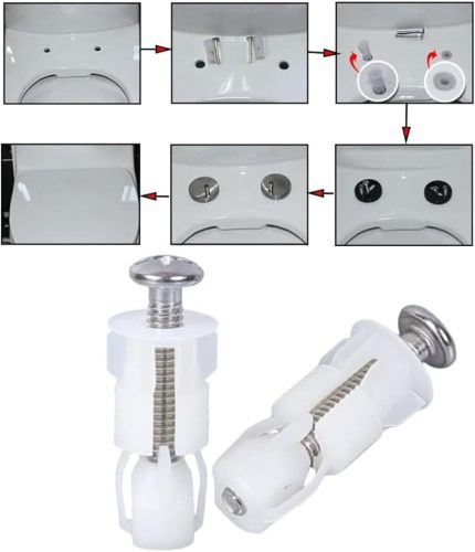 i t r a Kale s e rel Uyumlu Yavaş Kapanan Klozet Kapak Montaj Takozu Klozet Kapak Montaj Dübeli 2'li
