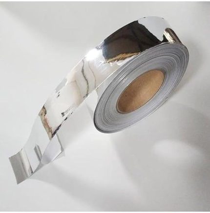 Nikelaj Bant Yapışkanlı Araç Çıta Direk Kaplama Folyosu 10 Cm X 5 Metre