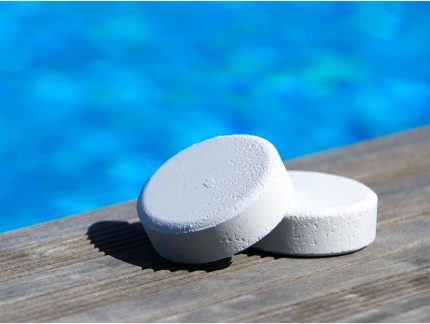 Tablet Klor 1 Kg (5 Adet 200 Gr) Yosun Önleyici Havuz Temizleyici Havuz Tablet Kloru