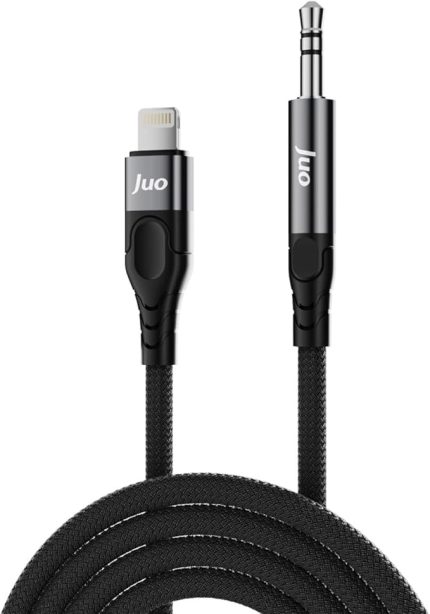 Lightning to 3.5mm Jack Aux Stereo TRS Ses Kablosu 1 Metre