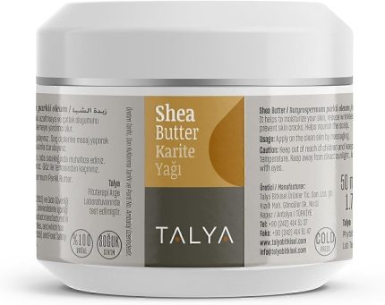 Shea Butter (Karite Yağı), Soğuk Sıkım,%100 Saf Ve Doğal, 50 ml