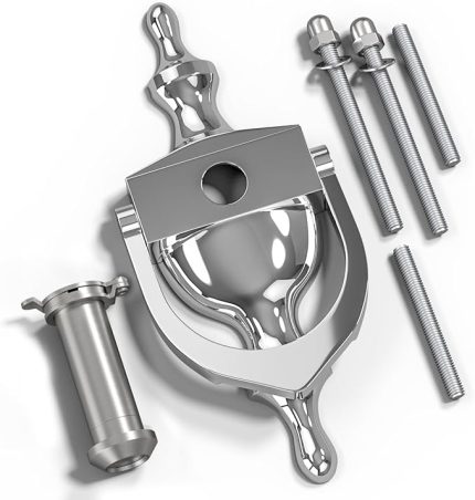 1 adet cilalı krom çinko alaşımı kapı tokmağı, klasik Viktorya dönemi vazosu, ön dış kapı için kapı tokmağı