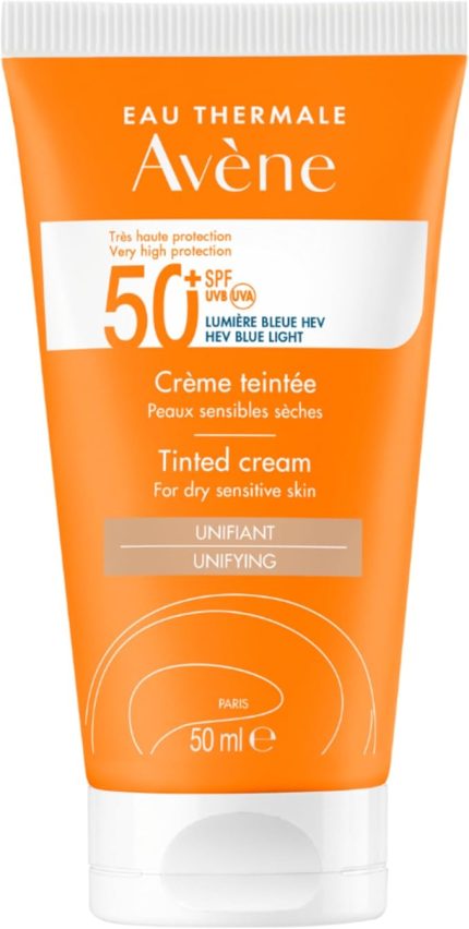 Creme Teintee SPF 50+ Renkli Güneş Koruma Kremi Kuru ve Hassas Ciltler (50 ml)