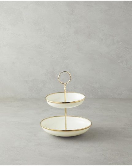 Home Petite Emaye Katlı Servis 14X16 Cm Krem