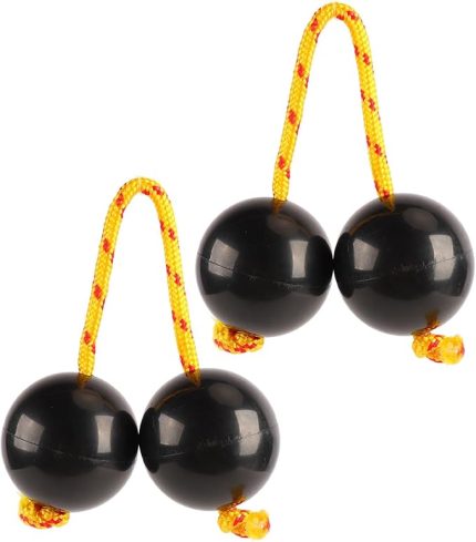 2 Adet Aslatuas Ritmik Top, El Çalkalayıcı Topları Asalato Parmak Ucu Davul Topları Kashaka Enstrüman Parti Sahne Performansı Konseri