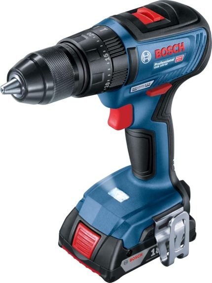 Professional GSB 18V-50 Akülü Darbeli Delme Vidalama Makinesi (18 Volt, 2 x 2,0 Ah Akü, Şarj Cihazı, Yumuşak/Sert Tork: 28/54 Nm; L-Case Plastik Çanta)