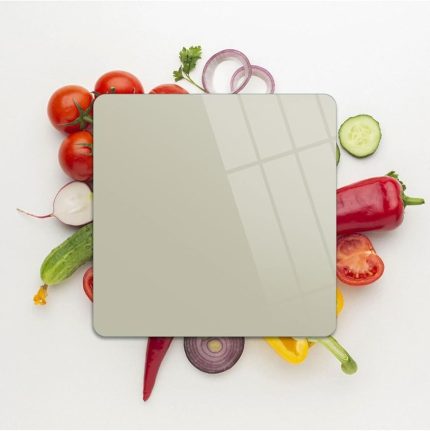 Cam Kesme Tahtası Kare Bej