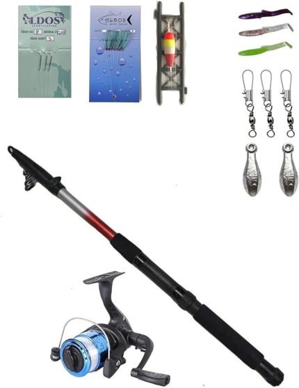 Cm Kamış Makina Olta Seti, Tam Takım, Çocuk Olta Seti Hobi Kıyı Set