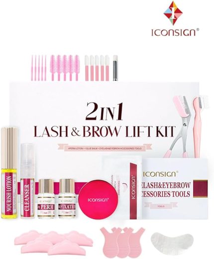 Iconsign 2in1 Yeni Lash Lift,kirpik Lifting,perma Ve Kaş Laminasyon Seti(BÜYÜK SET)(YENİ BALM YAPIŞTIRICILI)