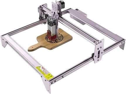 W A5 sıkıştırılmış lazer gravür makinesi, CNC A5 Pro lazer gravür, 5 W-5,5 W çıkış gücü kesme makinesi, sabit odaklı göz koruması, kendin yap ahşap metal işaretleme makinesi