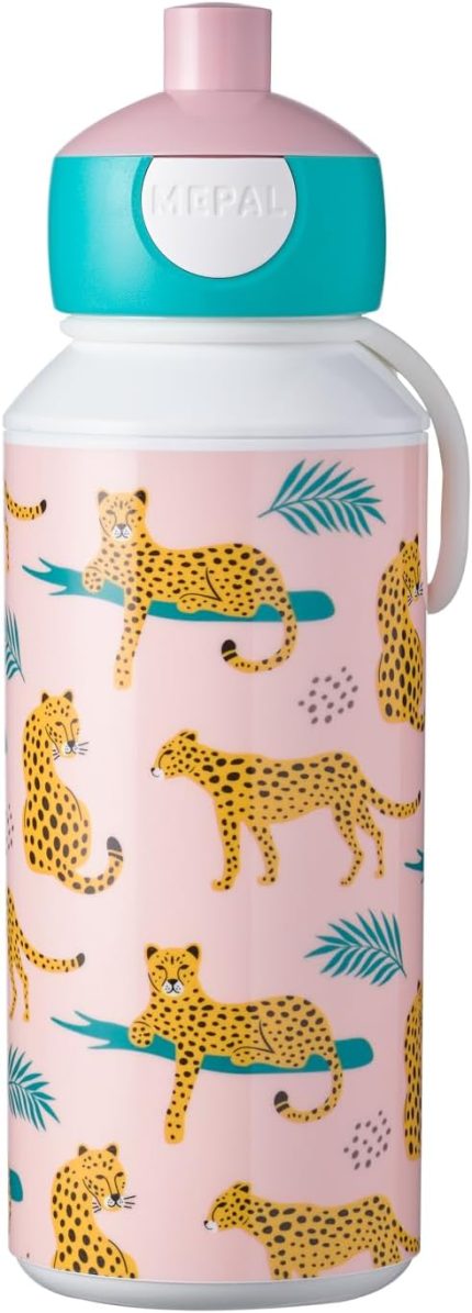 Su Şişesi 400 ml, Leopar Desenli